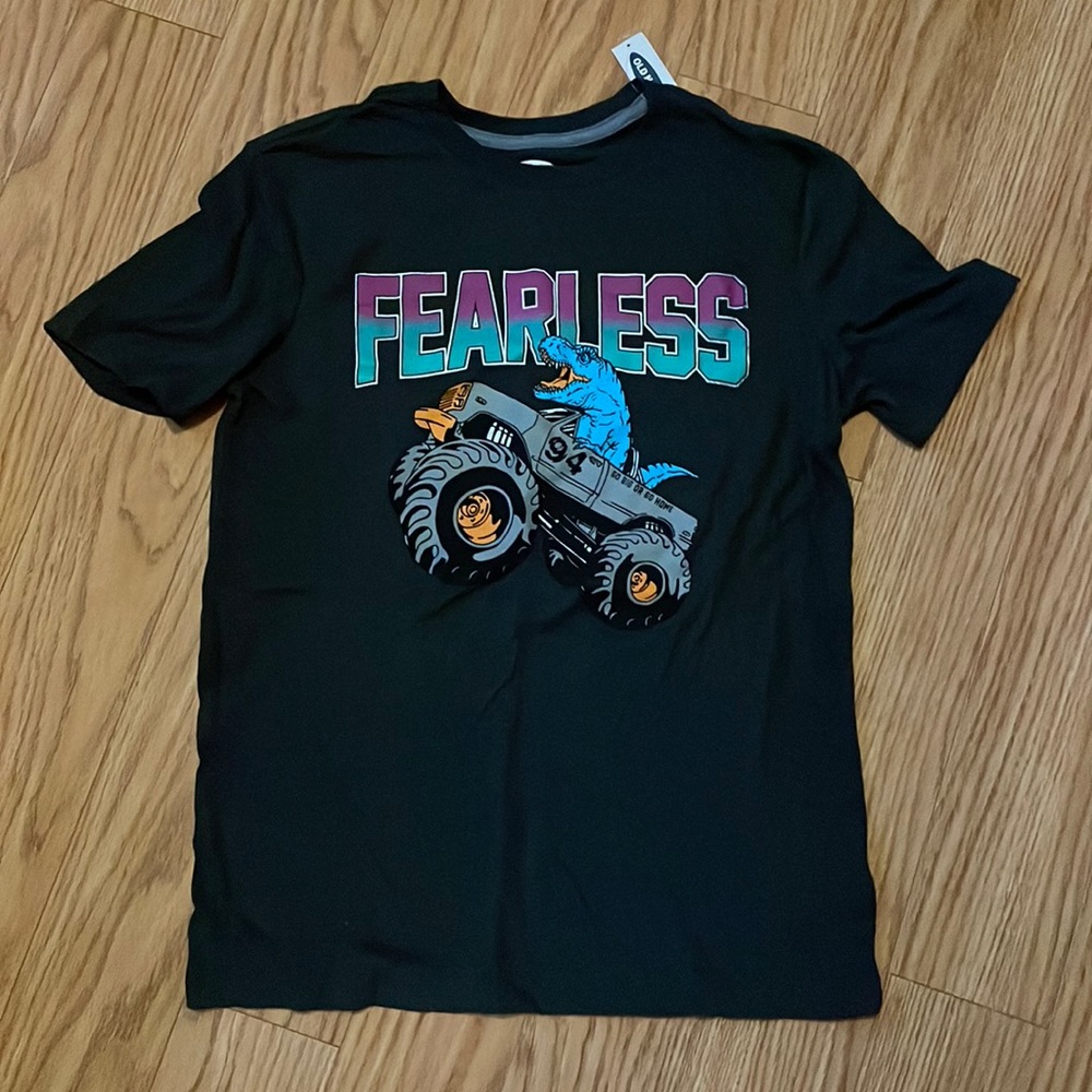 Nwt Old Navy monster truck fearless tshirt